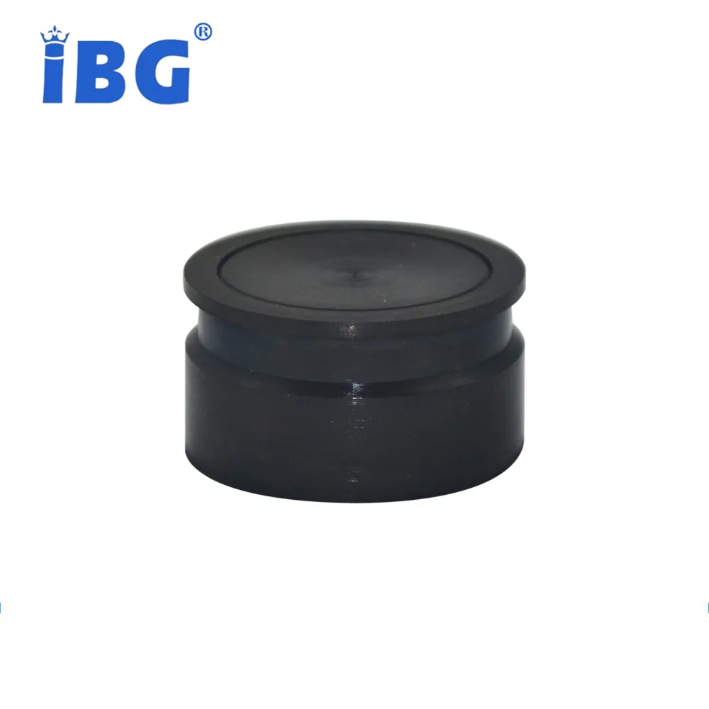 Shower rod protect rubber end caps rectangular seal