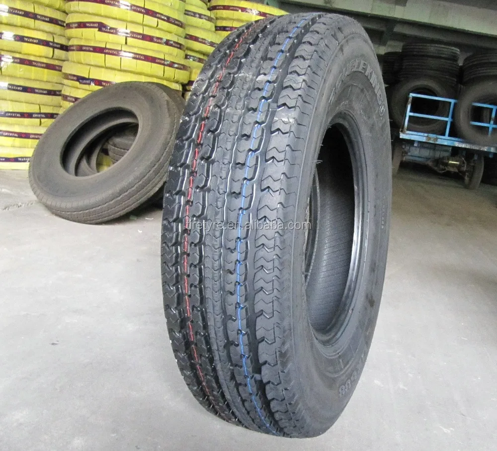 
ST205/75R15 with DOT Double king Trailer tyre real factory 
