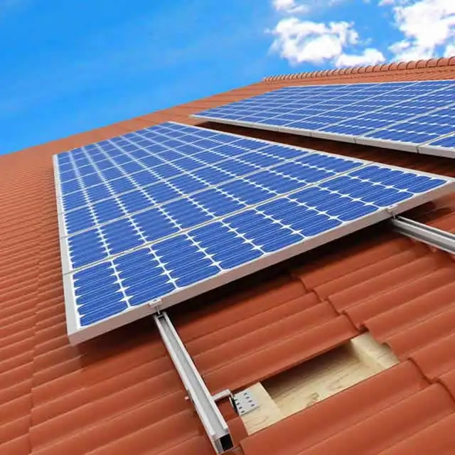 roof mounted solar panels