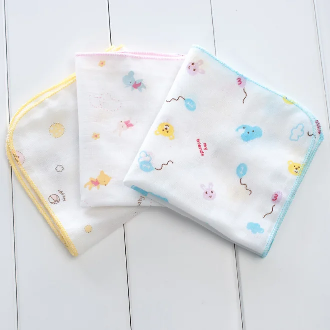 Kids handkerchief 100 Cotton Double Gauze Printed