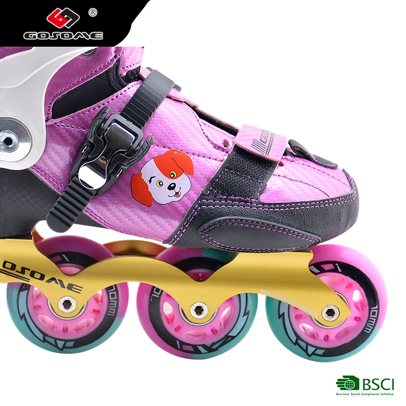 Gosome GX-1602B inline speed skates for kids and children freestyle slalom skate