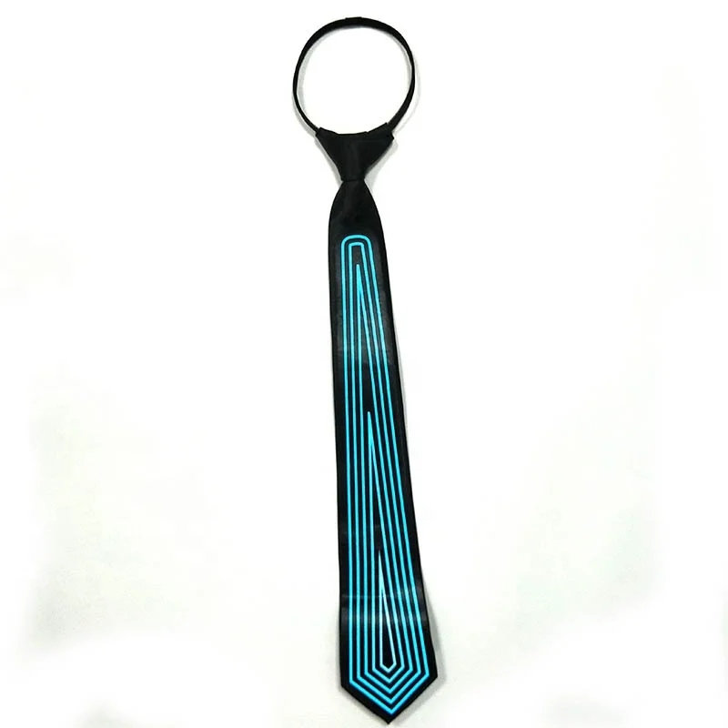 Заводская поставка, светодиодный мигающий галстук EL, светодиодный галстук для вечеринки