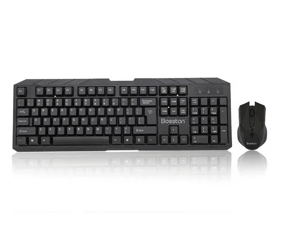 
OEM factory price ergonomic wireless gaming keyboard and mouse for computer 
