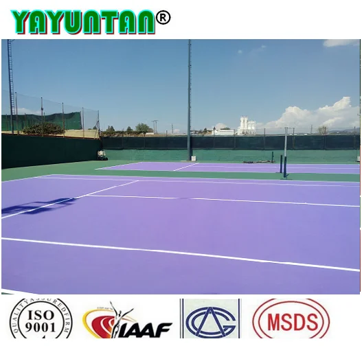 Acrylic badminton floor mat/badminton court mat