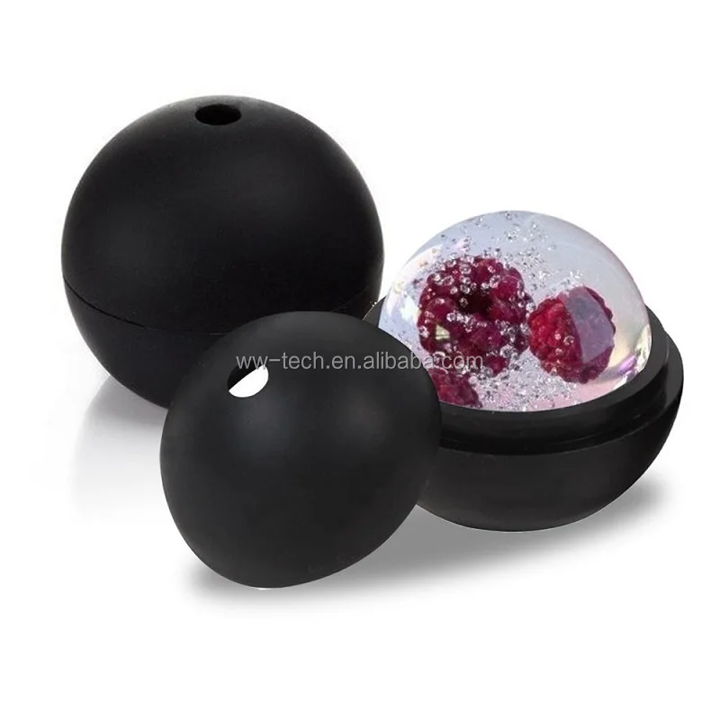 
Whiskey Large spheres silicone ice ball maker mold 