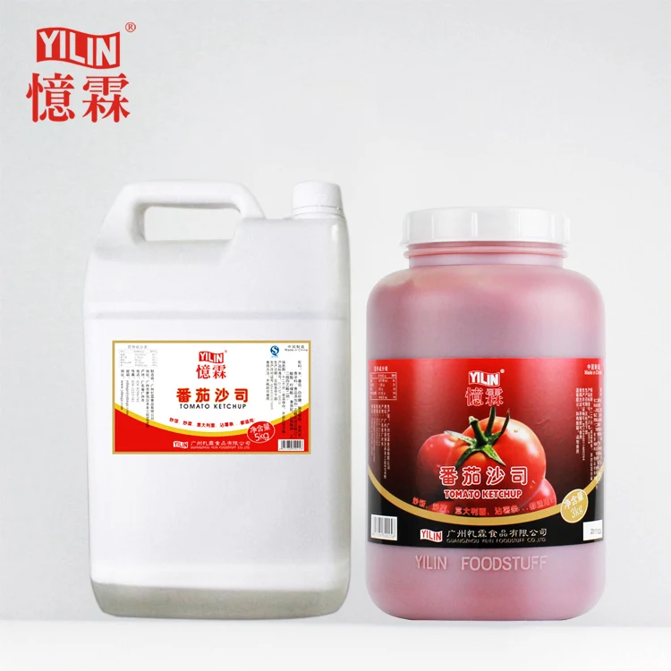 YILIN 3kg fresh ketchup tomato sauce from tomato sauce YILIN company
