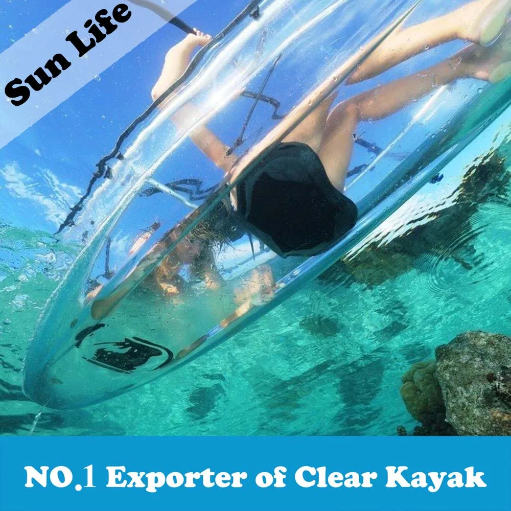 Hotsales Duranble tourism see through kayak and canoe