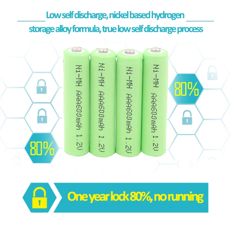 1.5v AA rechargeable battery NiMh AA 1.2v li-ion rechargeable batteries 2500mAh