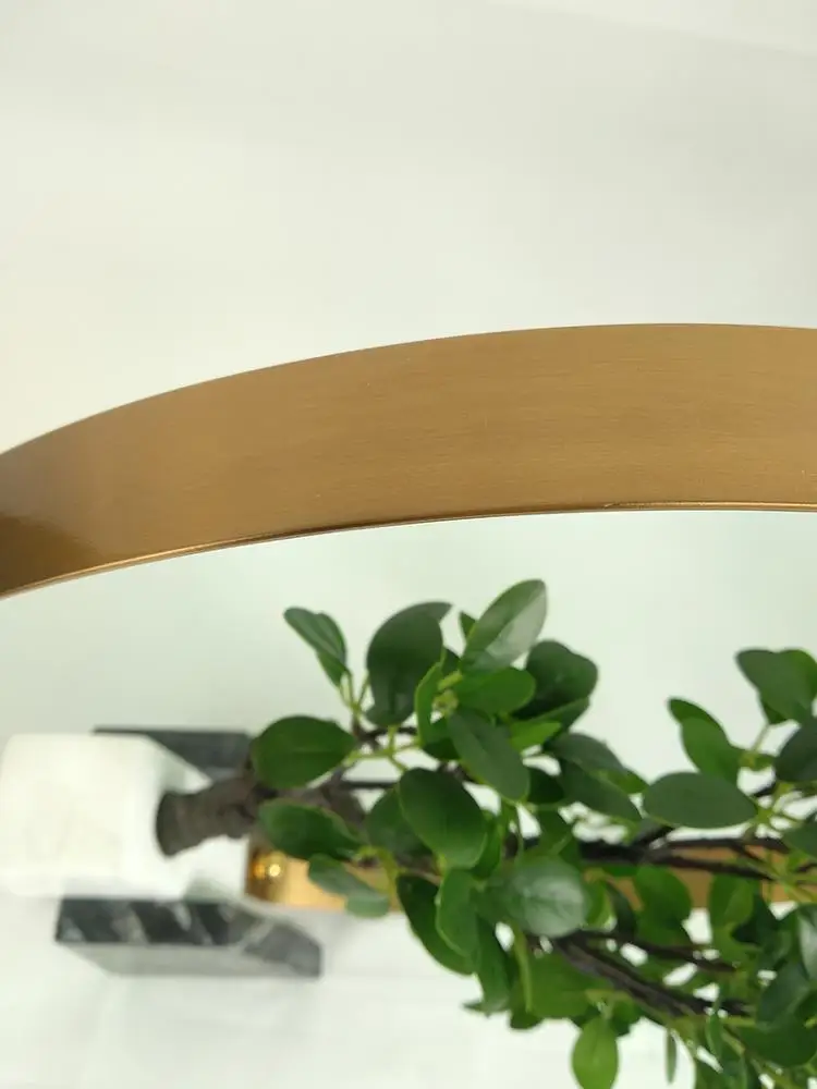 Restaurant Art Abstract Marble Tree Metal Table Arts And Craft Decor Accessories