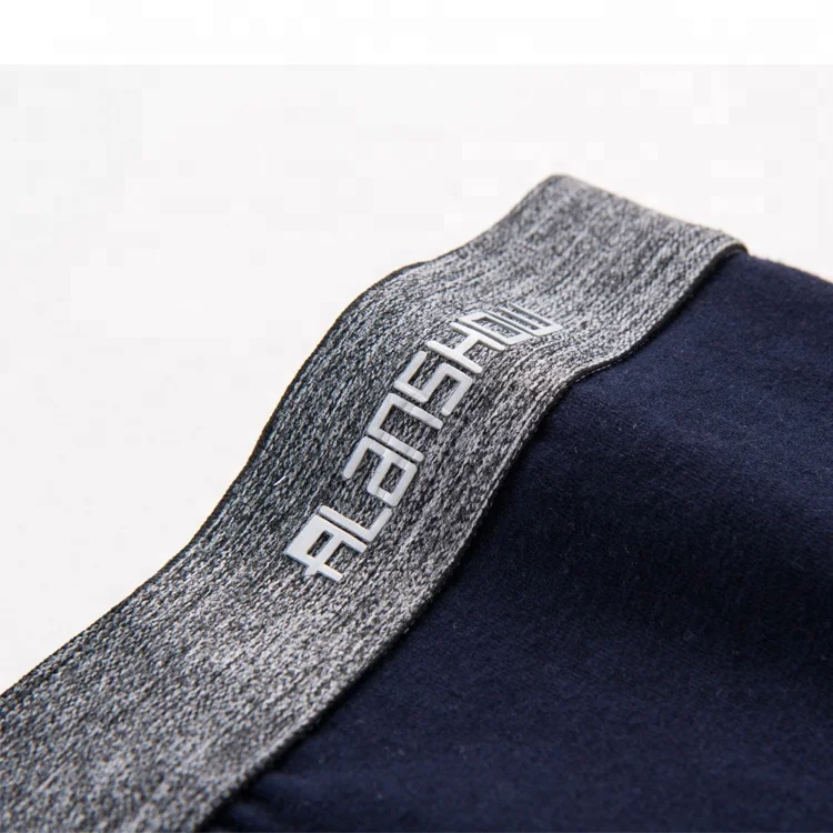 
High quality solid blank cotton men boxer briefs underwear comfortable boxer briefs for youth 