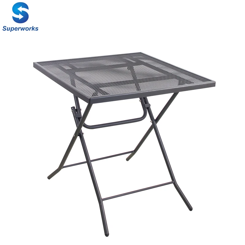 Metal round corner coffee table