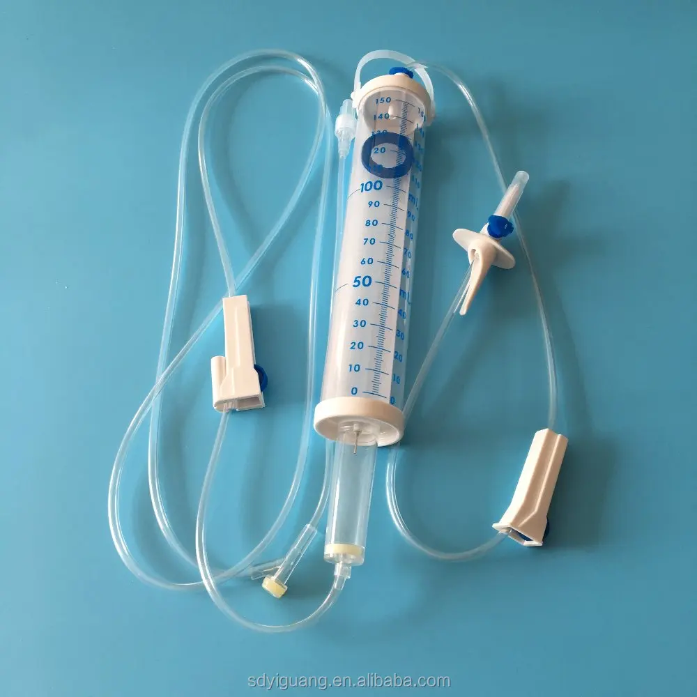 100ml & 150ml burette IV infusion set 60 drops/ml for pediatric
