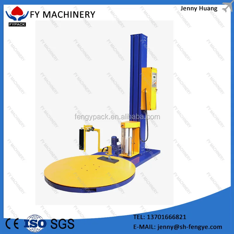 Pallet stretch wrapping machine