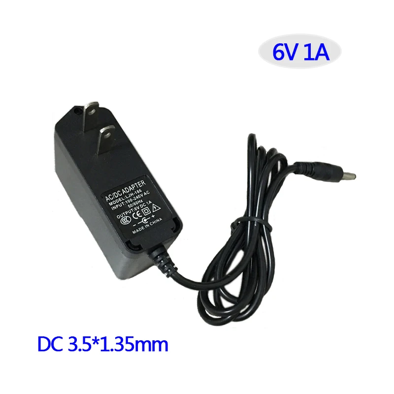 DC 6V 1A Blood Pressure Meter Electronic Scale Power Adapter Monitor power supply 3.5x 1.35mm Converter Adapter