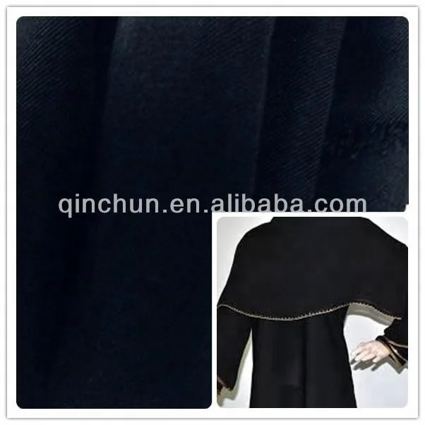 high quality formal black nida abaya fabric