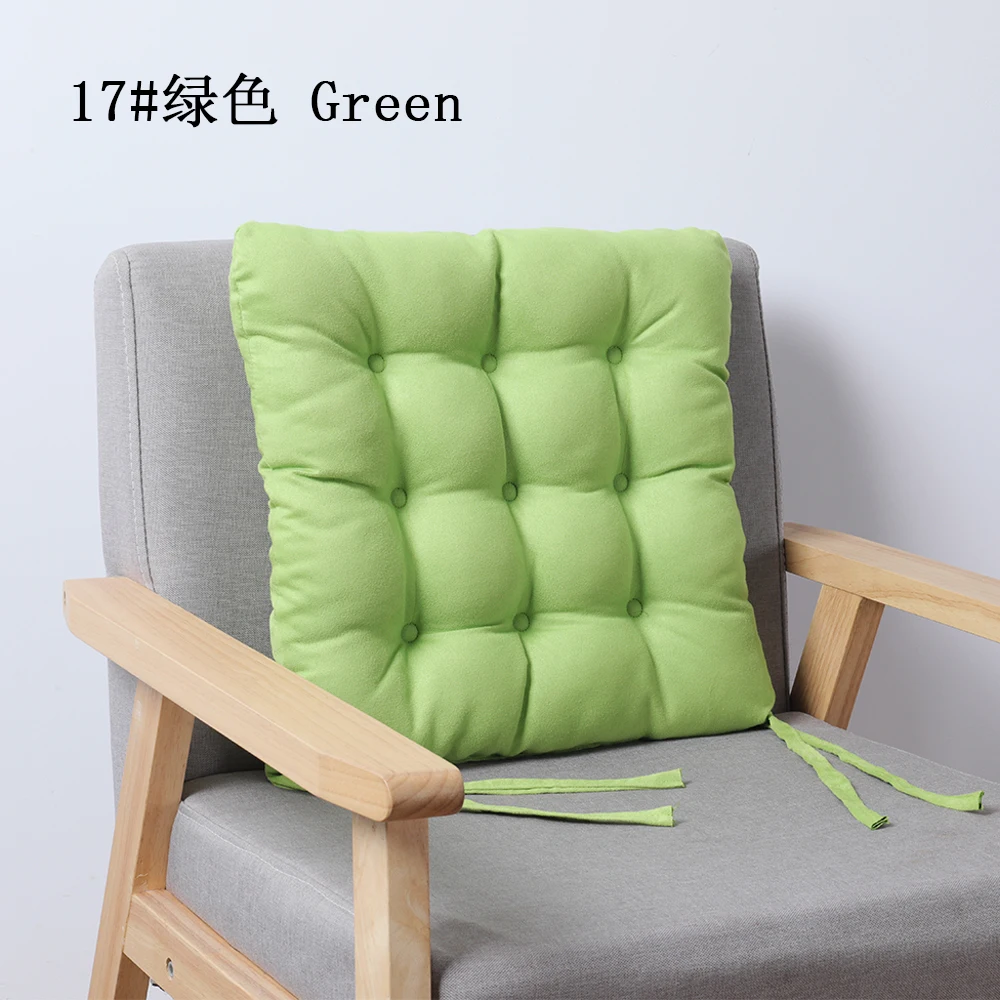 Wholesale square dyed office chair pad seat cushion comfortable home decor