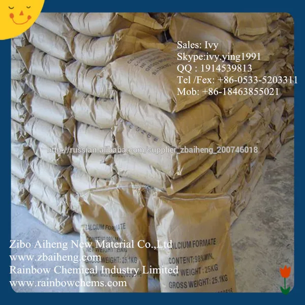 органические соли 98% чисто стабильное качество ранга техника кальция формиат