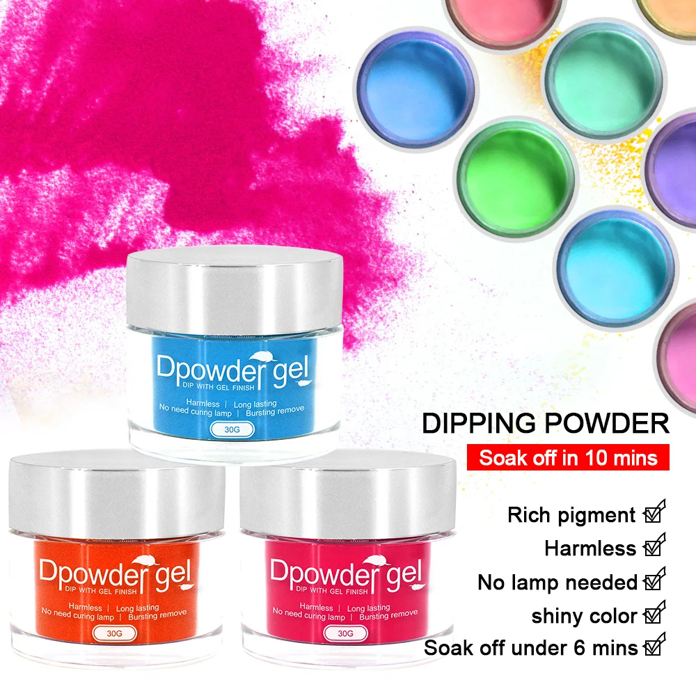 Погружной порошок оптовая продажа Заводская поставка погружной для ногтей