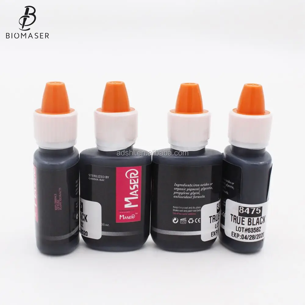 Biomaser Colorful Eyebrow Microblading Pigment Permanent Makeup Pigment Ink For Tattoo Practice