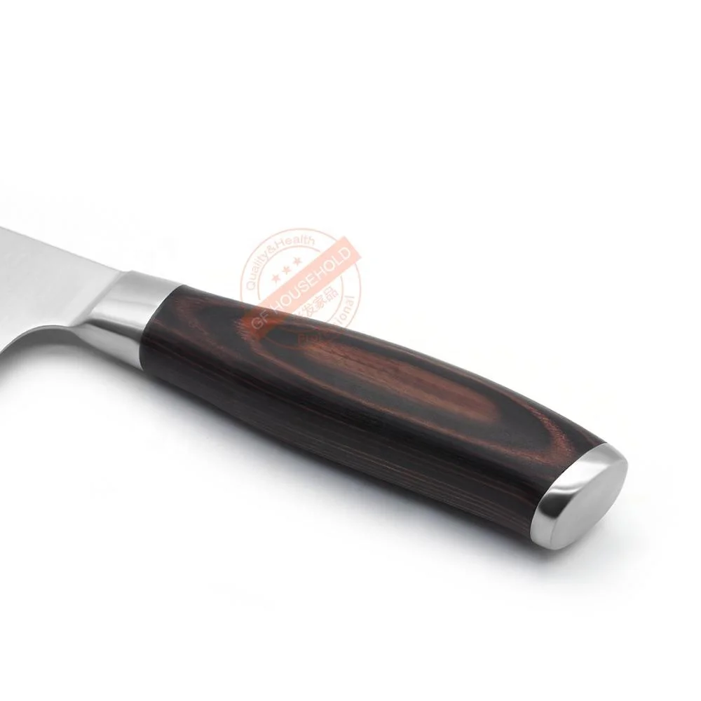 8 Inch Excellent Quality Pakka Handle Kitchen Chef Knife With Razor Sharp Blade