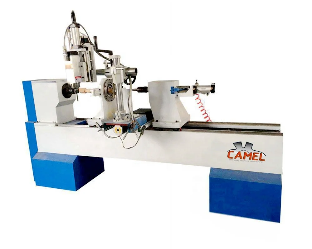 Бейсбол делая машину автоматическая подача CA-1530 одноосная система и двумя лезвиями токарный станок для дерева с ЧПУ для обработки и рифлением