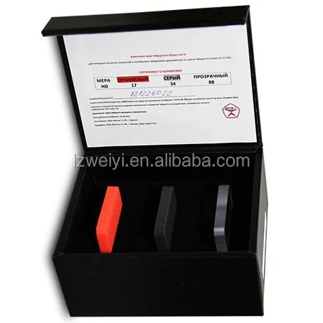 Shore D durometer test block