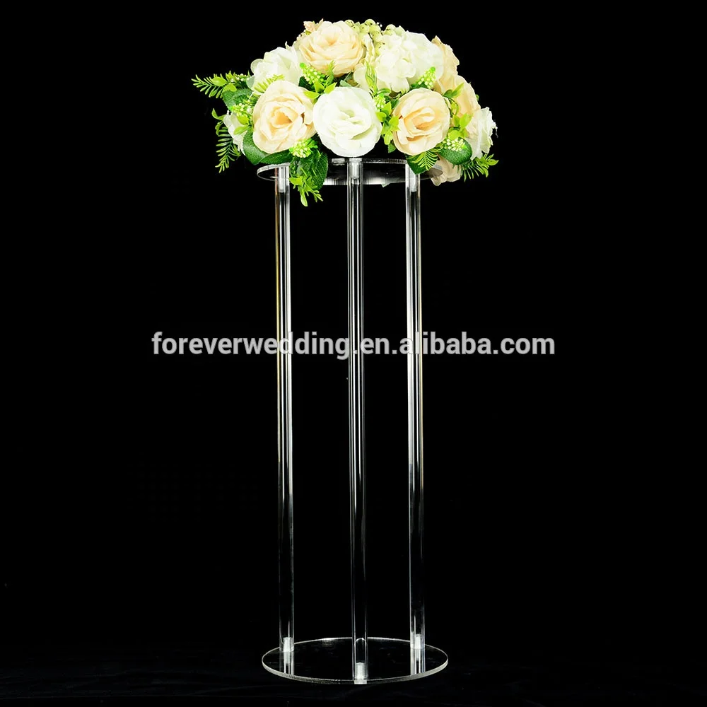 
High quality transparent clear acrylic flower stand/ wedding table centerpiece 