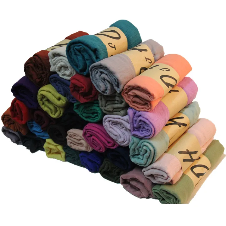 Wholesale Stock New Design Printing Shawl Women Cotton Lady Hijab Scarf
