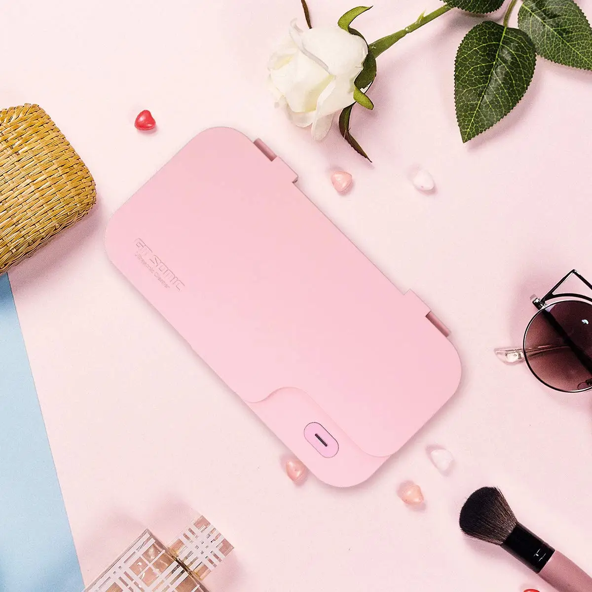 Fashion new design mini portable hot selling ultrasonic cleaner for eyeglasses jewelry