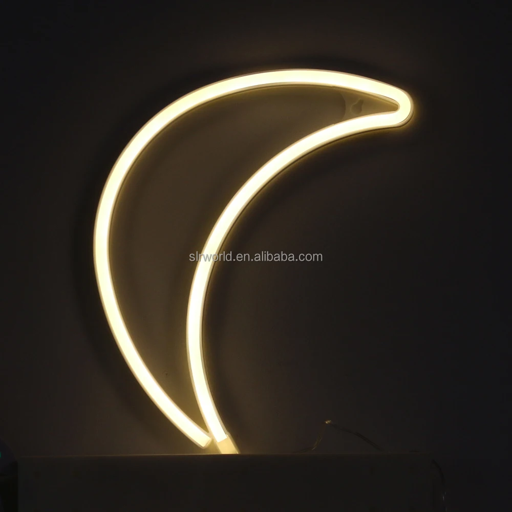 Wholesale Battery Powered High Quality Heart Shaped Led Neon Lights Led Neon Flex Sign Lighting and Circuitry Design 25*23.8cm