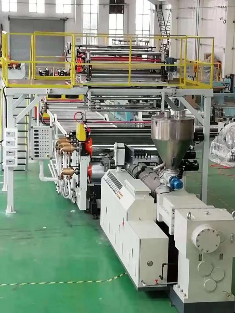 Vinyl Spc Pvc Stone Pvc Plastic Floor Tile Mat Panel Extruder Production Machine