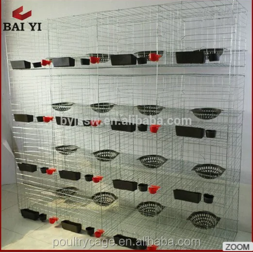 Folding Galvanized Pigeon Breeding Metal Cage For Wholesale