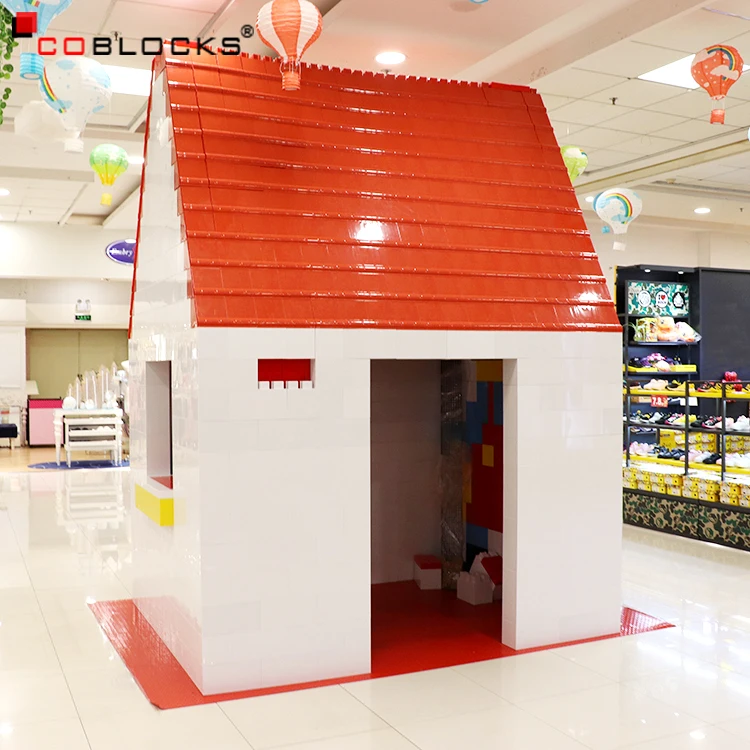 Best selling carton room wall construction adult large plastic block mold toy plastic building blocks