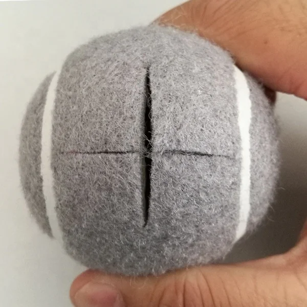 
Promotional Custom Tennis Balls Pre-cut Training Tennis Ball 