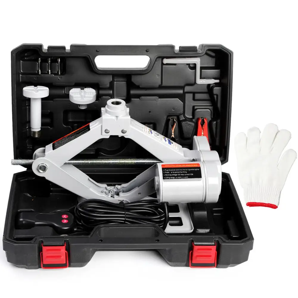 Hot Sale OEM CE ISO Professional Promotional 3T 12V Impact Wrench and Electric Screw Scissor Car Jack for Quick Replace Tire