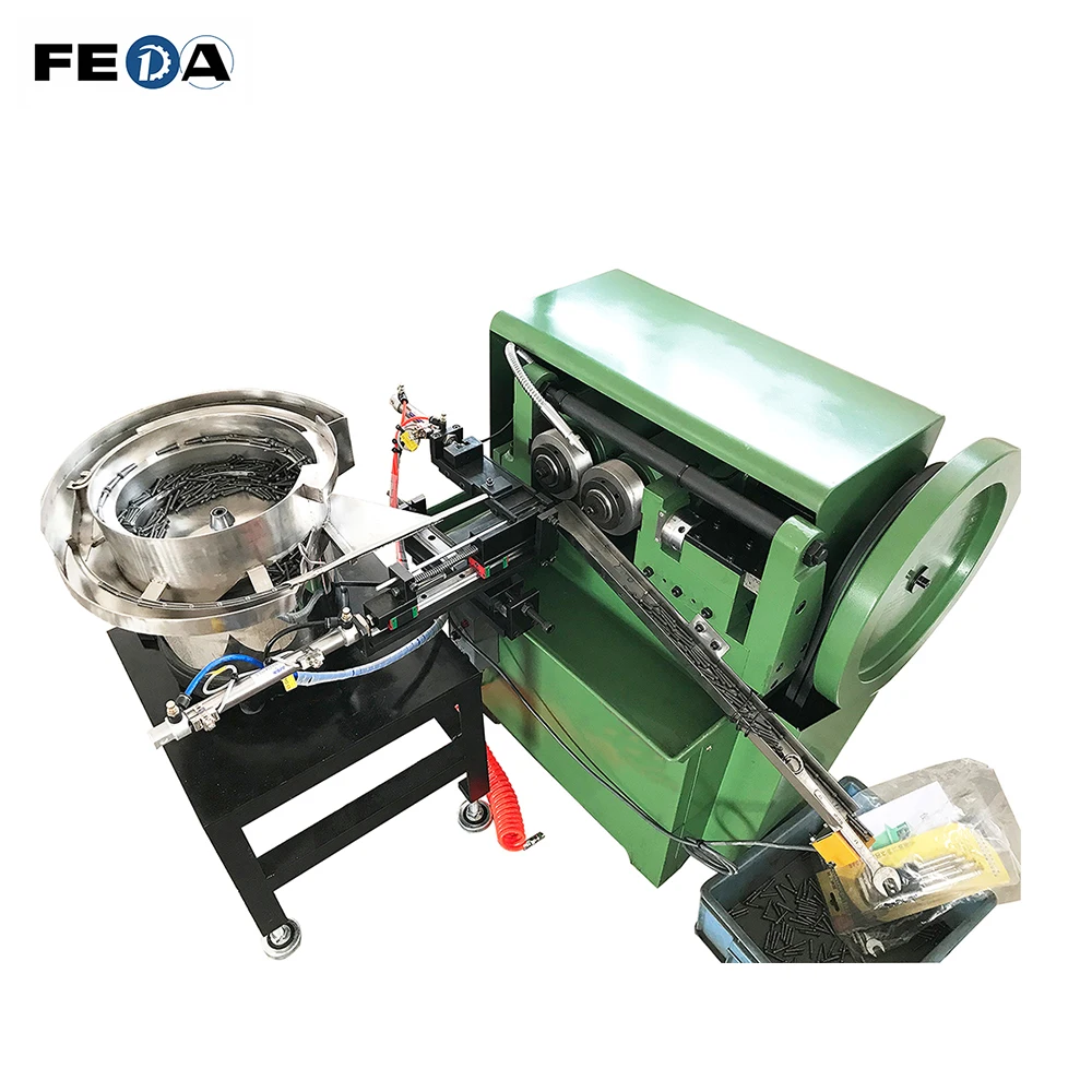 FEDA FD-3T high precision automatic thread cutting machine stud bolt making machine