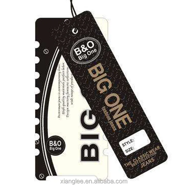 Garment Sticker Supplier Custom RFID Clothing Label Hang Tags rfid hangtags