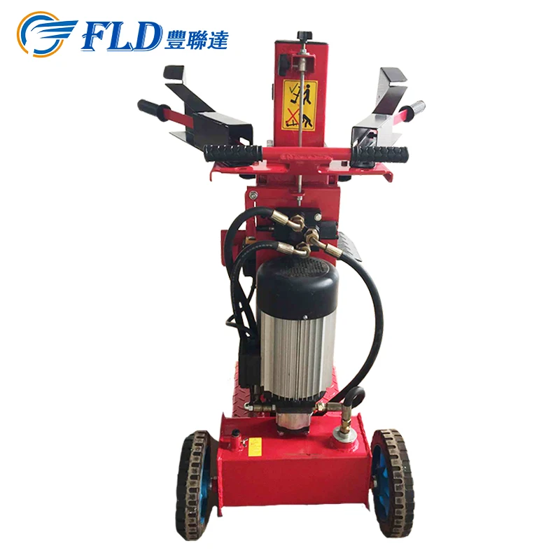 Сделано в Китае, недорогой красный Подержанный 6-литровый мини-разветвитель древесины вертикального типа, для продажи, в наличии