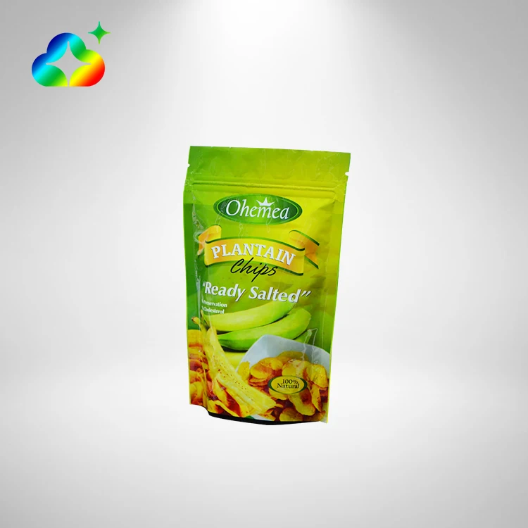 Custom Logo Printed Resealable Ziplock Aluminum Foil Mylar Stand Up Pouch Bags For Food Snack