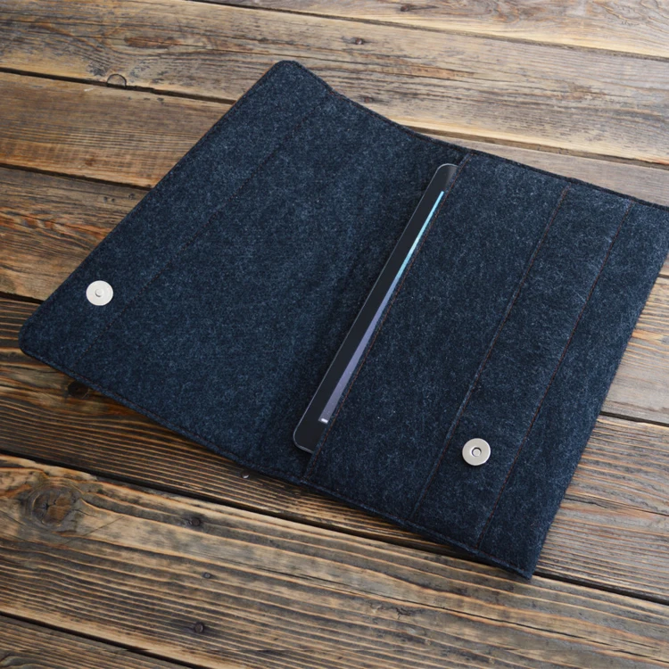 Make to order Free Sample Felt Briefcase, Christmas gift wool felt laptop bag