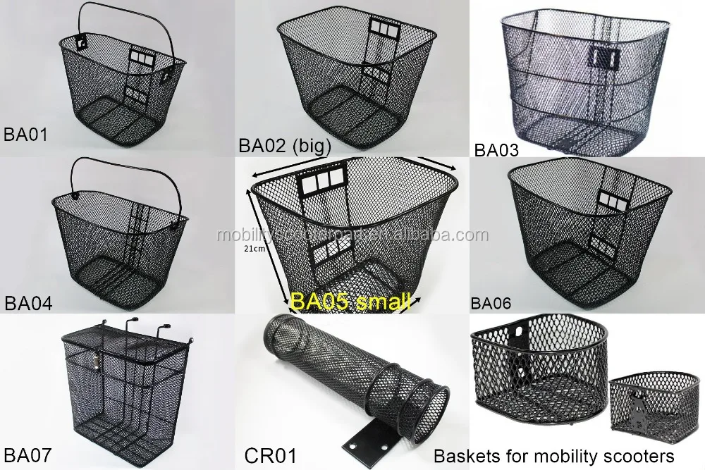 BA06 Front iron wire basket HS740 for Invacare CTM Electric Mobility Scooter Accessories Taiwan made