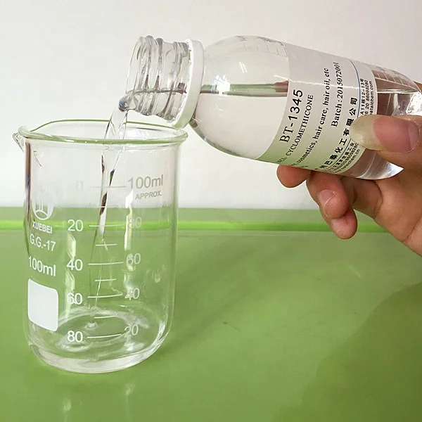 
D5 CAS No.541-02-6 silicone oil/cyclopentasiloxane for hair 