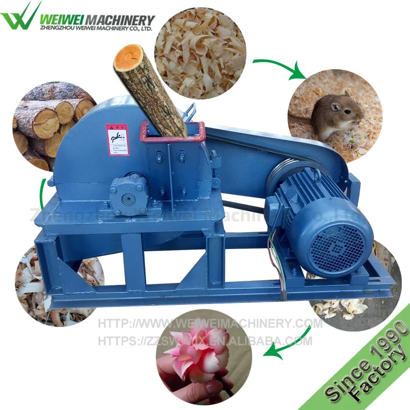 Weiwei woodworking machines wood log shaving machine leather shavings cutting hot sale