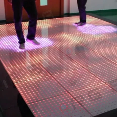 Лидер продаж, светодиодный интерактивный чувствительный танцпол 50*50 см
