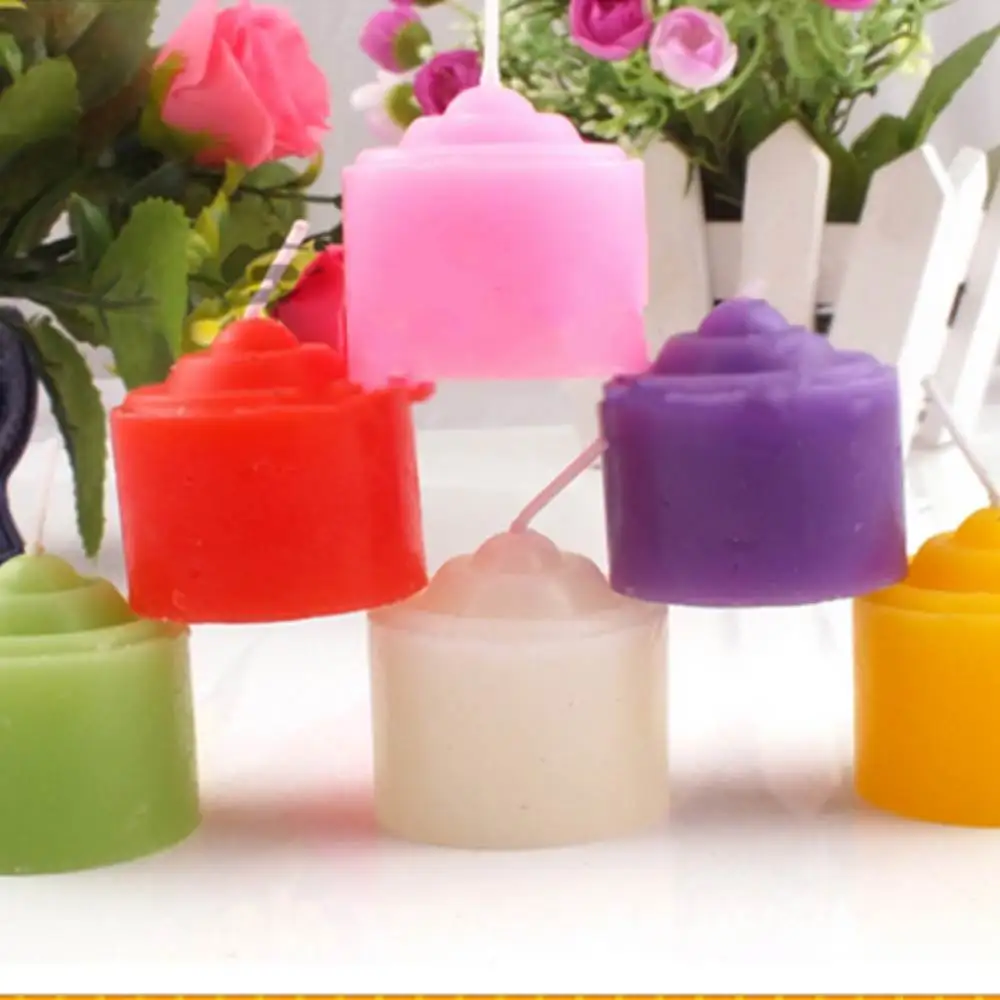 Pillar shape paraffin wax scented candle