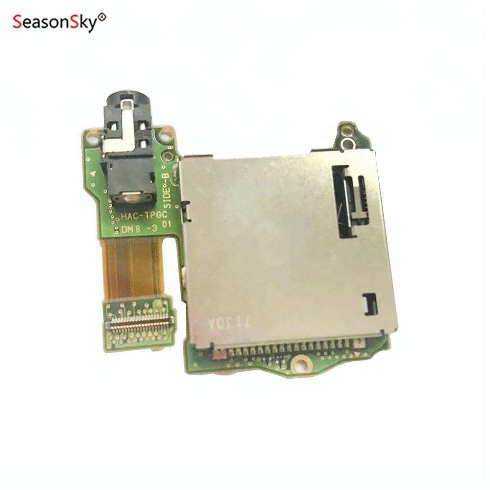XiXun Switch NS Game Card Slot PCB Headphone Port Jack for Nintendo