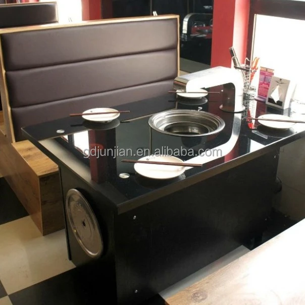 Hot sale Korean style smokeless indoor electric hot pot bbq grill