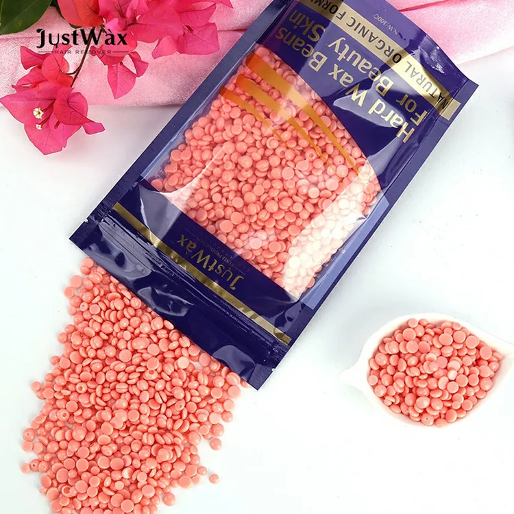 hot selling new painless hard wax beans depilatory hair removal wax with customized packing