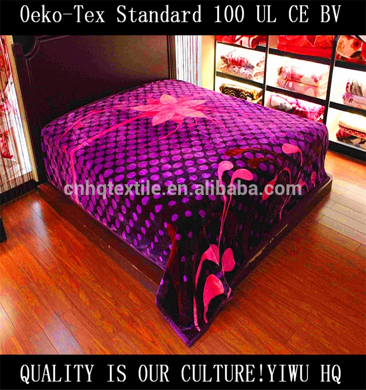 
China supplier Yiwu blanket 85% acrylic & 15% polyester blanket camel wool blanket 