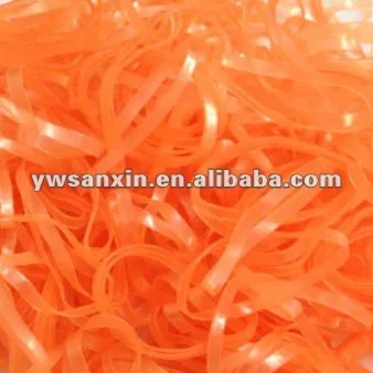 Elastictpu hair elastic/clear rubber band/latex free elastic band